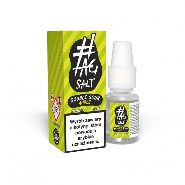Liquid #TAG SALT Sour 10ml Double Apple 20mg