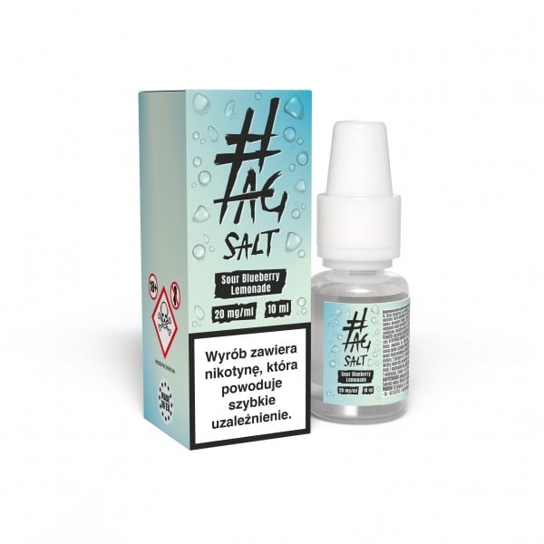 Liquid #TAG SALT Drinks 10ml Sour Blueberry Lemonade 20mg