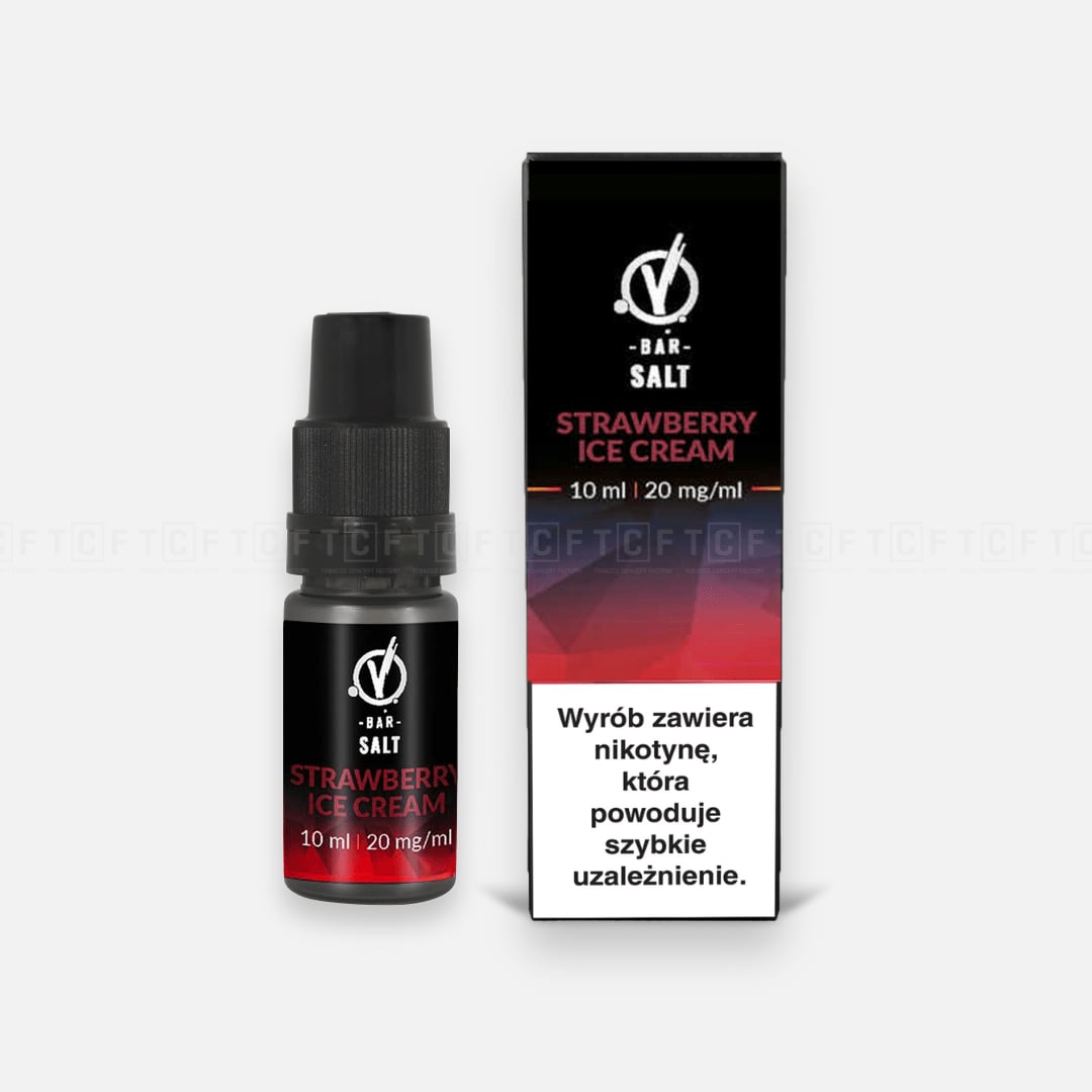 LIQUID VBAR SALT - STRAWBERRY ICE CREAM 10ml