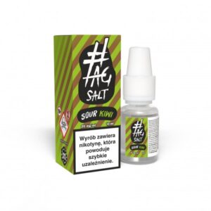 (4) Liquid #TAG Salt 10ml Sour Kiwi 20mg