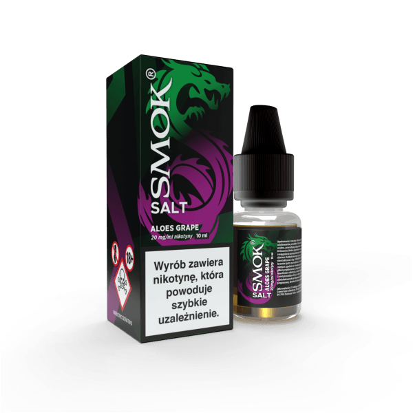 (4) Liquid SMOK Salt 10ml Aloe Grape 20mg