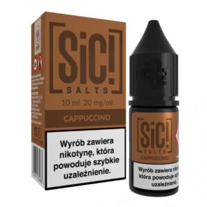 (10) Liquid SiC! Salt 10ml Cappuccino 20mg