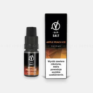 (10) Liquid vBAR Salt 10ml Apple Peach Ice 20mg