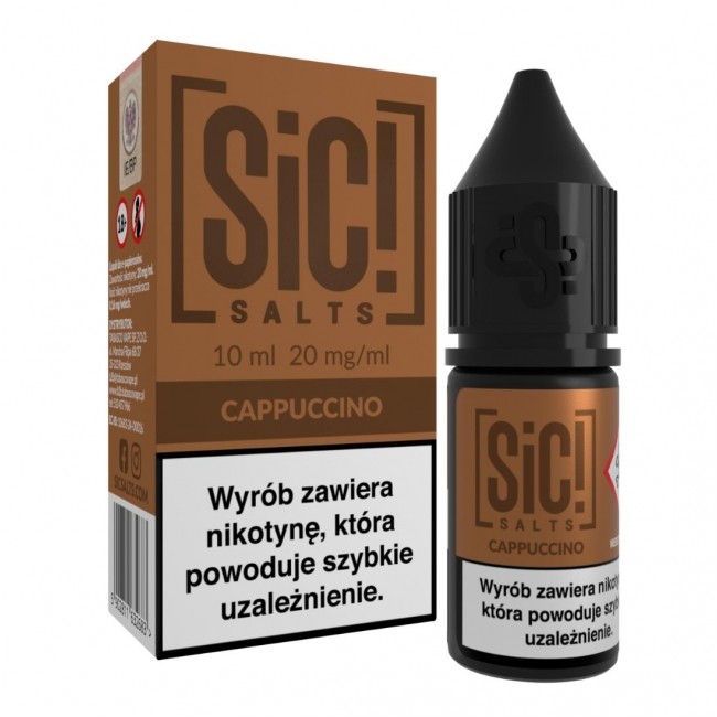 (10) Liquid SiC! Salt 10ml Cappuccino 20mg