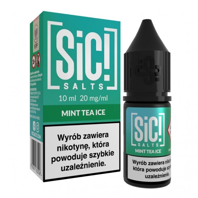 (17) Liquid SiC! Salt 10ml Mint Tea Ice 20mg