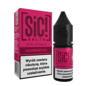 (2) Liquid SiC! Salt 10ml Raspberry Ice 20mg