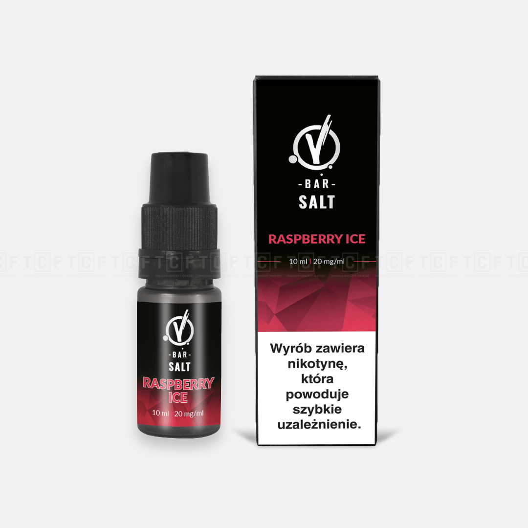 (21) Liquid vBAR Salt 10ml Raspberry Ice 20mg
