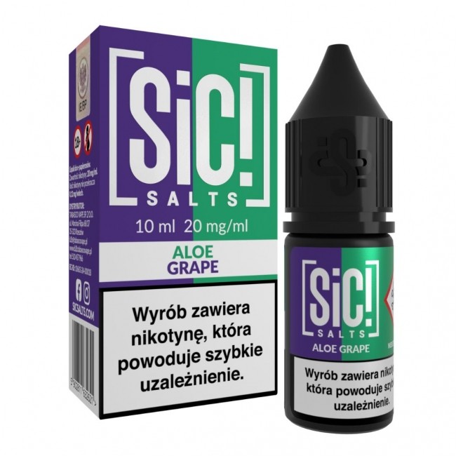 (23) Liquid SiC! Salt 10ml Aloe Grape 20mg