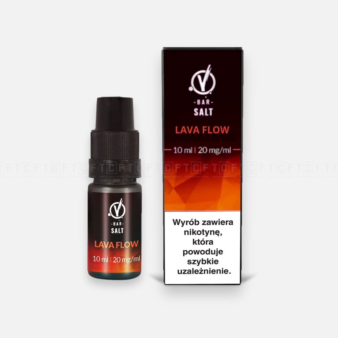 (27) Liquid vBAR Salt 10ml Lava Flow 20mg