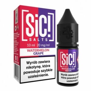 (34) Liquid SiC! Salt 10ml Watermelon Grape 20mg