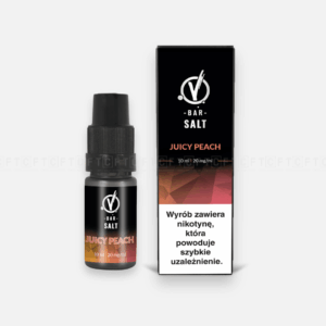 (4) Liquid vBAR Salt 10ml Juicy Peach 20mg