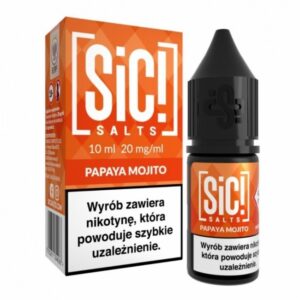 (40) Liquid SiC! Salt 10ml Mojito Papaya 20mg