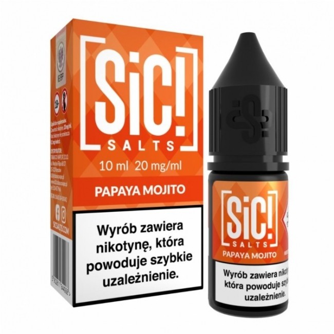 (40) Liquid SiC! Salt 10ml Mojito Papaya 20mg